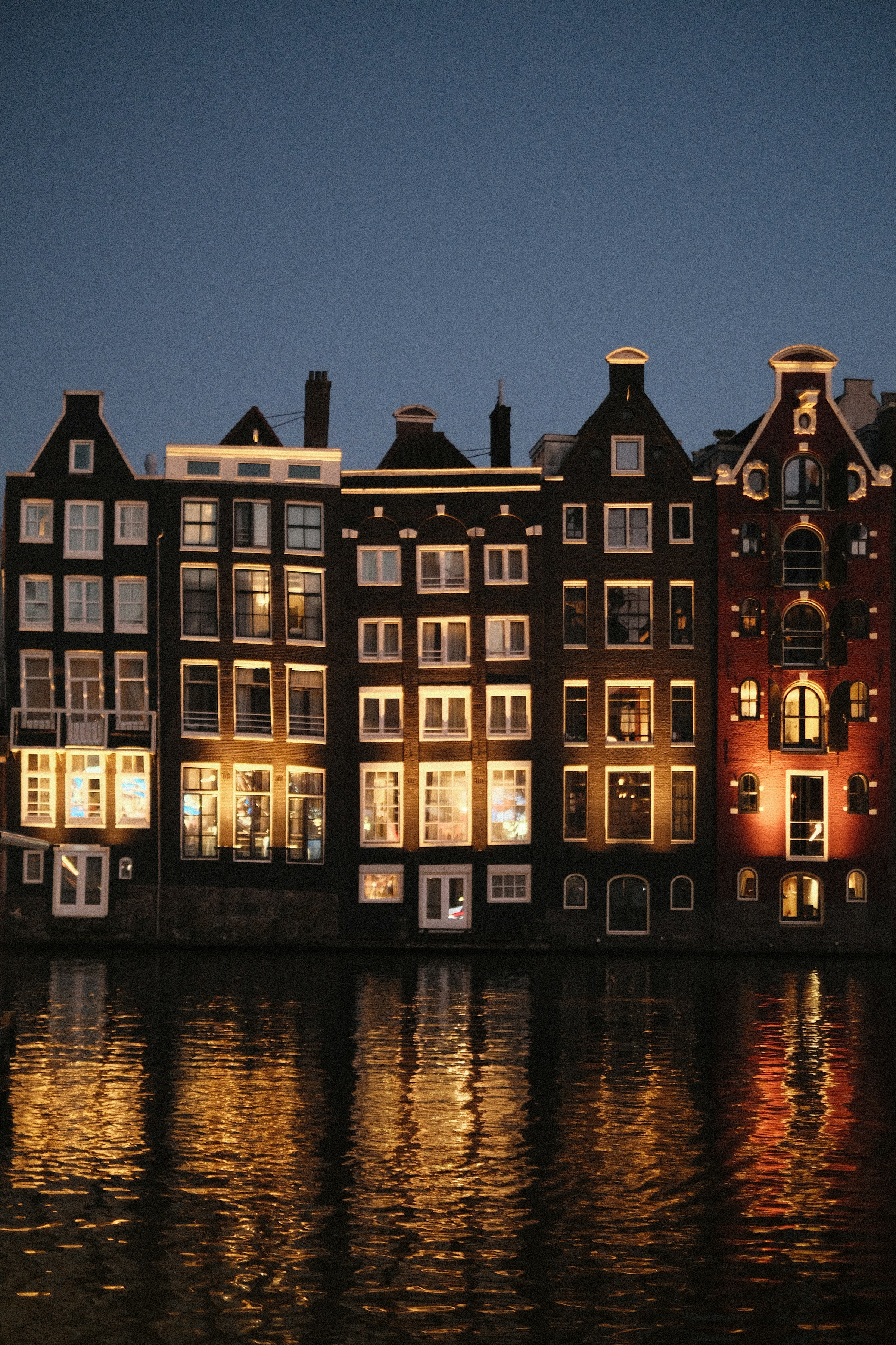 Amsterdam canal houses