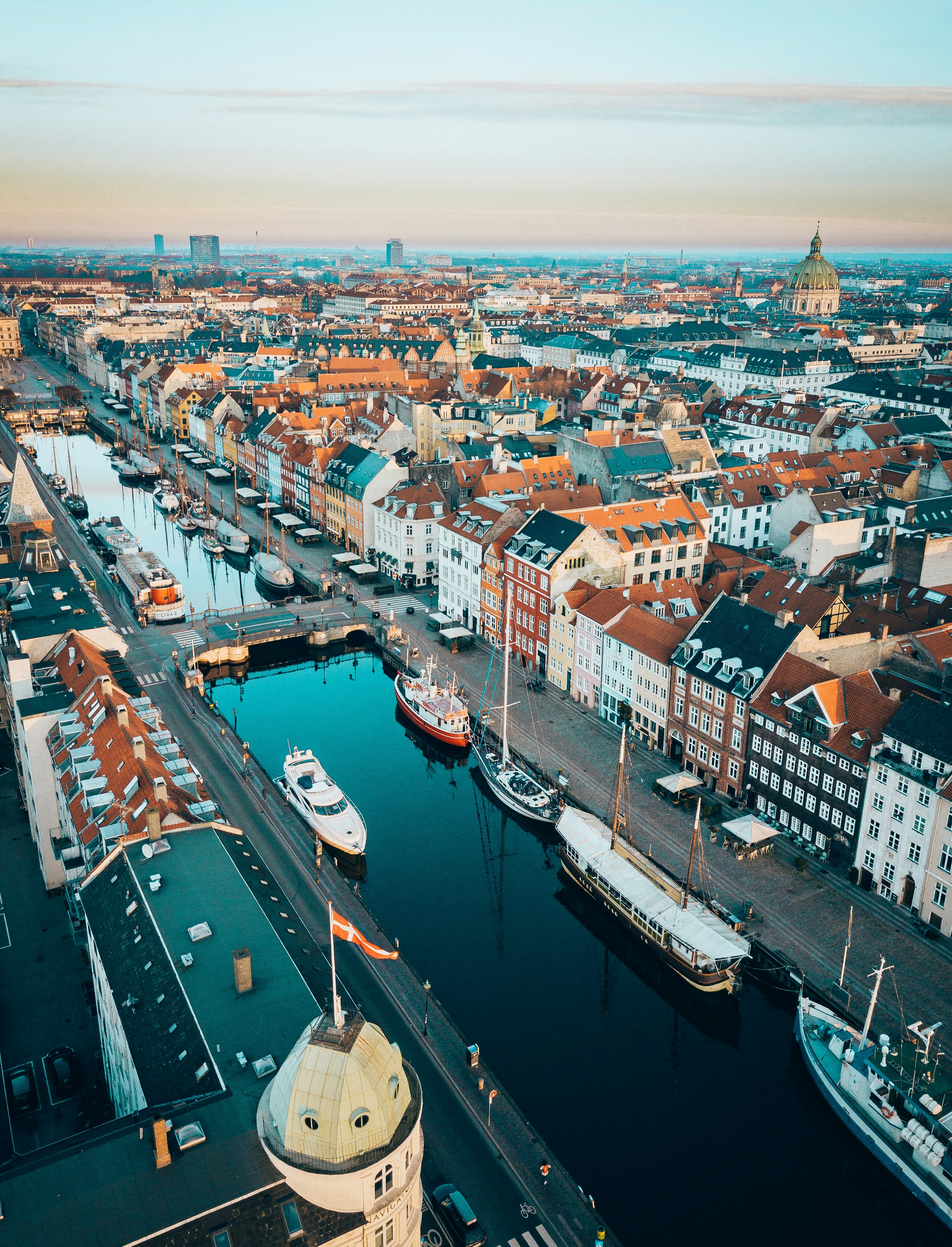 Copenhagen city and harbour